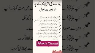 ​Hazrat Muhammad (S.A.W.W) ky asool|Islamic motivational quotes#quotes​#ytshorts​ #trending​ #viral​