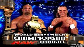 Shawn Michaels vs Goldberg RAW 10/20/2003 Highlights