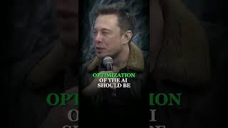 Elon Musk: AI Optimization is Key  #elonmusk #shortspeeches #shorts