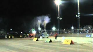 Jerry Hairhoger pulling his Kenworth at Meadville Fair 2011