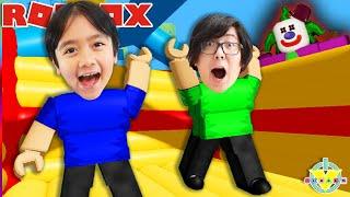 Ryan Escapes Patchy's Playhouse in Roblox!! Let's Play Ryan Vs Daddy!!