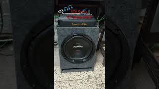 12" Sony Subwoofer Bass Test