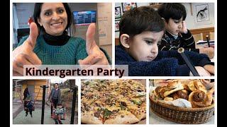 Kindergarten Party | Desi Lifestyle In Europe | کے جی اسکول میں  دعوت