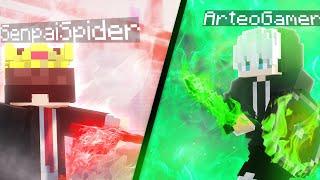 SenpaiSpider vs @ArteoGamerOffical (Axe PvP Challenge)