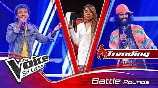 Premasiri vs Rameesh  | Seetha Mosam (සීත මෝසම්) |  Battle Rounds | The Voice Sri Lanka