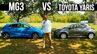  MG3 HYBRID  vs TOYOTA YARIS HYBRID• PORÓWNANIE •  4K • Auto Made in China