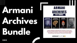 Armani Archives 4-in-1 Bundle: Master Emotional Intelligence, Confidence, Public Speaking & Charisma