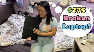 My Girlfriend roasted me for buying a BROKEN Razer Blade Laptop for $275... Can I fix it?