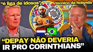 TV DA HOLANDA INDIGNADA COM O MEMPHIS DEPAY NO CORINTHIANS