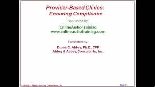 Provider Based Clinics Ensuring Compliance