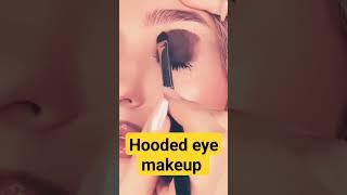 hooded eye makeup #eyemakeup #eyeshadow #smokeyeye #shorts