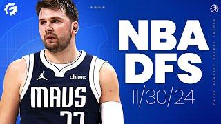 NBA DFS Picks & Strategy for #DraftKings & #FanDuel (11/30/24)