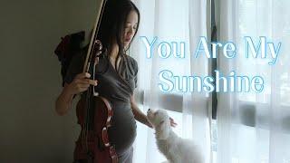 You Are My Sunshine ️  28 weeks Pregnant Mom Plays Violin for Baby