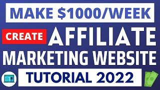 How To Create Affiliate Blog in WordPress 2024? Build Affiliate Marketing Website WordPress Tutorial