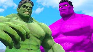 HULK SMASH | Mad Hulk vs Purple Hulk - What If