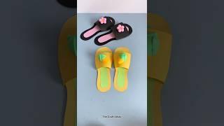 How to make slipper with paper se chappal Kaise banaen easy paper craft Diy craft ideas #craft