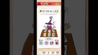 Brain Test: Level 144. How to defeat the wizard?