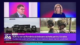 Briefing. SUA nu vor ca România să doboare rachete pentru Ucraina