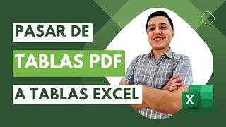 CONVERTIR TABLAS PDF A TABLAS EN EXCEL