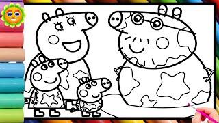 Peppa Pig Family Slipped to big muddy puddles.Peppa Pig Full Official Episodes.Peppa Pig Coloring