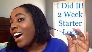 2 WEEK Two Strand Twists Starter LOC Reveal