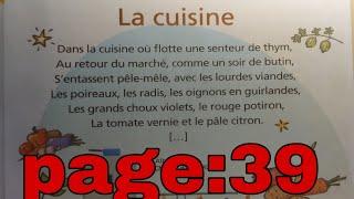 La cuisine  page: (39) Le chemin des lettres 2AEP