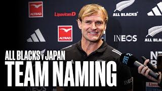 Roigard returns, Lakai and Love set for All Blacks debuts | Press Conference (Tokyo)