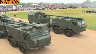 Kenyan Military show their might at the Madaraka Day Fete at Uhuru Gardens.