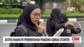 Aktivis Khawatir Pemerintahan Prabowo Gibran Otoriter