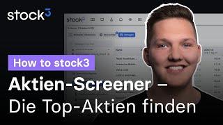 Aktien screenen wie die PROFIS | How to stock3