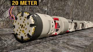 Tunnel Boring Machine (TBM) Explained - 3D Animation