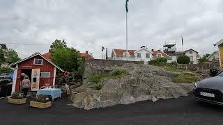 Gothenburg Walk around Långedrag looks at what it looks like by the sea and houses (4k)