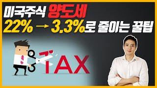 미국주식 양도세 절약할 수 있는 방법. 주식투자를 한다면 꼭 체크해야 할 절세팁!