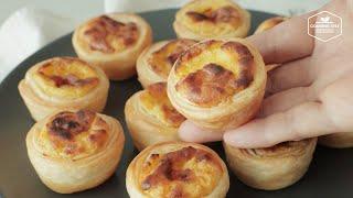 한입 쏙! 귀여운 미니 에그 타르트 만들기 : 바삭+촉촉 완벽한 조합:Bite-Sized Mini Egg Tarts! Cute Dessert Recipe | Cooking tree