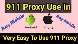 How to use 911 s5 proxy on android & iphone || Use 911 socks on any phone