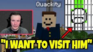 Quackity wants to VISIT Dream in Prison and Secretly KILL HIM! (Dream SMP)