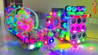 Big dj truck setup | ganesh chaturthi special | mini dj with jhanki | ganpati bappa moriya