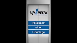 Installation einer Liftanlage