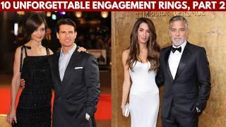 TOP 10 Famous Engagement Rings PART 2 - Jennifer Aniston, Victoria Beckham, Melania Trump