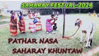 Pathar Nasa Saharay Festival #Traditional Santali Saharay Culture-2024 #