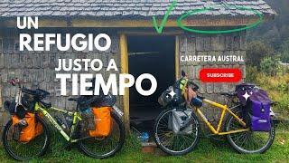 #43 ESCAPANDO de la TORMENTA | PUERTO RÍO TRANQUILO | CICLOVIAJEROS