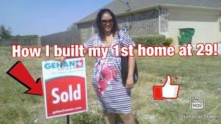 How I built my 1st home at 29 as a Single mom  #dallas #homes #texas #storytime