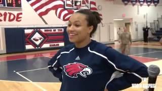 Military Mom Surprises Daughter at Basketball Game