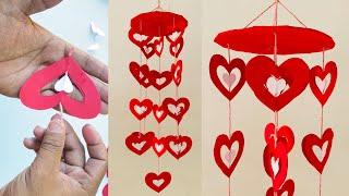 DIY Wall Hanging | Paper Heart for Valentine's Day Decoration Ideas | Room Decor