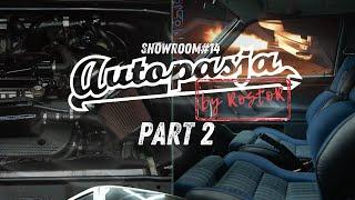 SHOWROOM#14 part 2 GOLF MK2 static strzelanie z wydechu 1.8 turbo