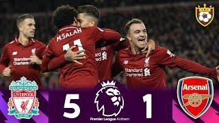 ملخص مباراة أرسنال 1-5 ليفربول   ليفربول يعذب المدفعجية  ● الدوري الإنجليزي [2019]  FHD