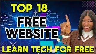 LEARN TECH FOR FREE!!!