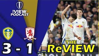 The Match Review: Leeds United 3-1 Middlesbrough