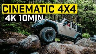 Cinematic BC off-roading footage