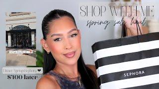 SEPHORA VIB SALE HAUL| SHOP WITH ME AT DISNEY SPRINGS| $400 LATER